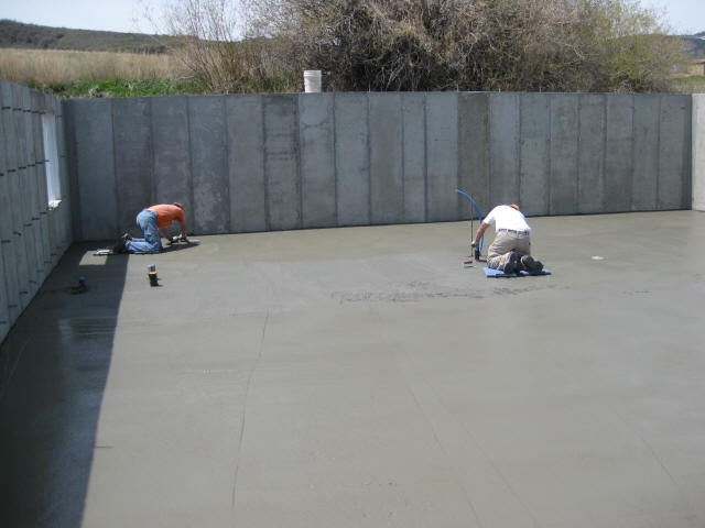 And, Pouring A Concrete Slab On A Slope