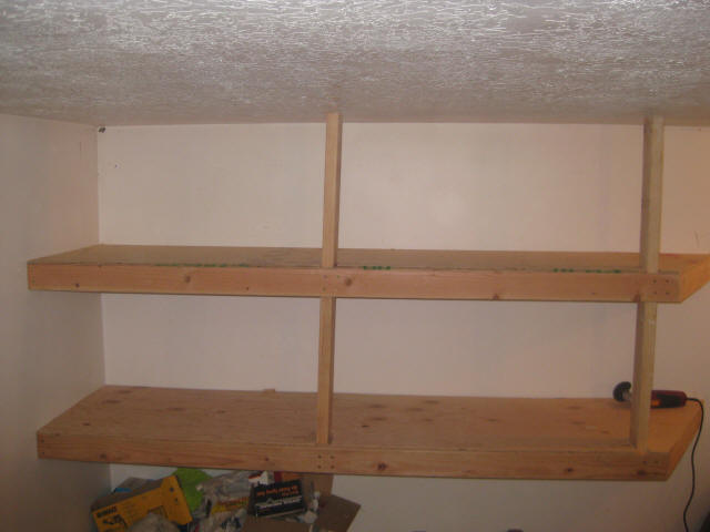 DIY Custom Garage Shelving Download diy wood closet organizer plans 
