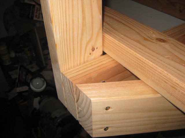 angled garage shelf