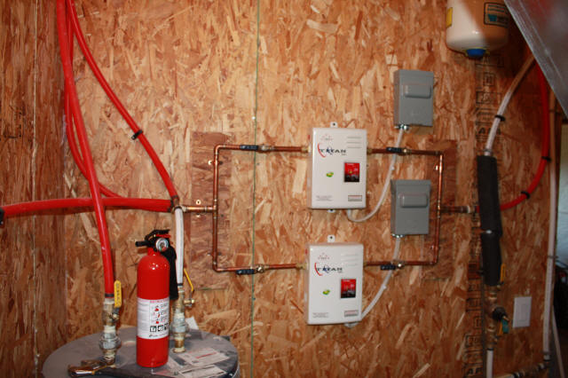 On-demand hot water geothermal