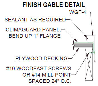 finish gable detail
